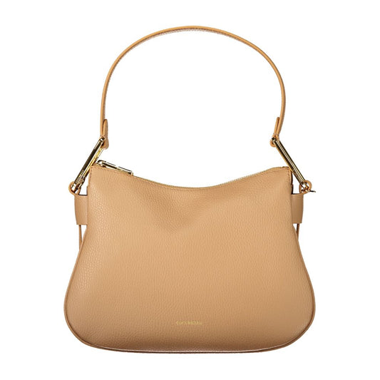 Coccinelle Braune Leder Damen Handtasche