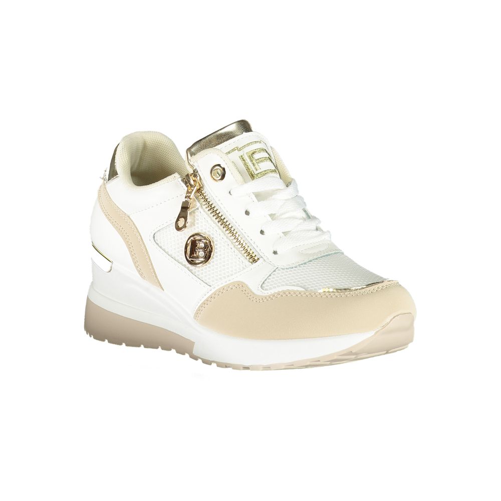 Baskets Laura Biagiotti en polyester beige pour femme
