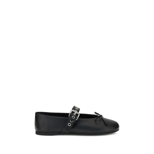 Miu Miu Lederballerinas
