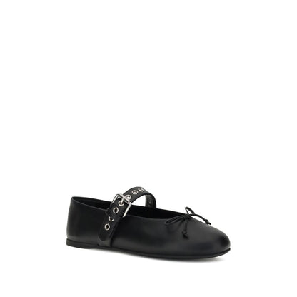 Miu Miu Lederballerinas