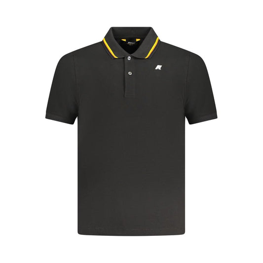 Polo en coton noir K-WAY