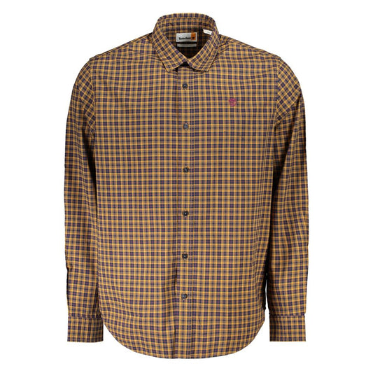 Chemise en coton jaune Timberland