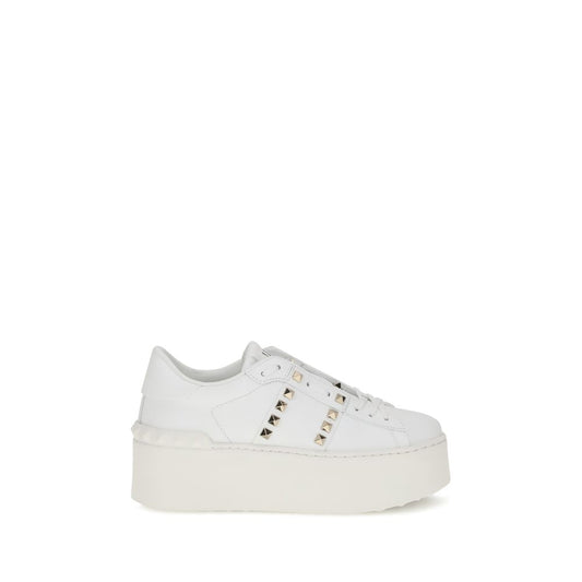 Valentino Garavani Rockstud Untitled Flatform-Sneakers