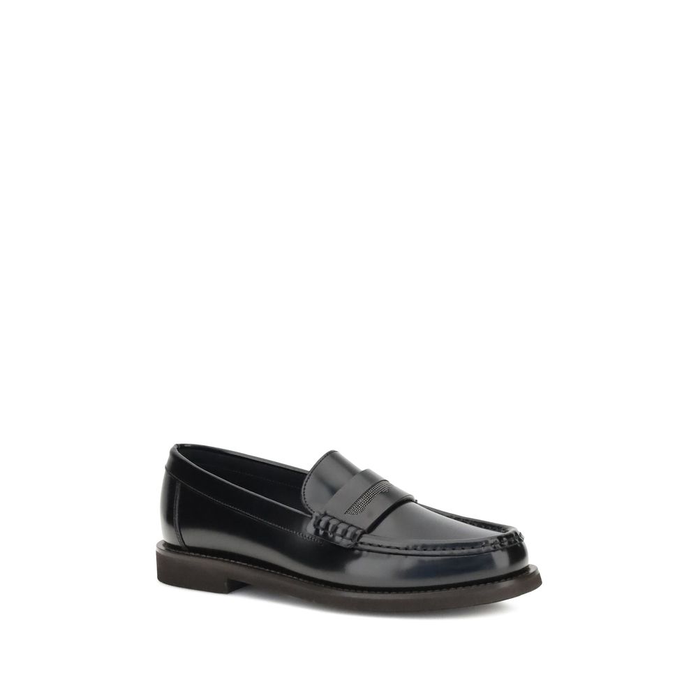 Mocassins en cuir