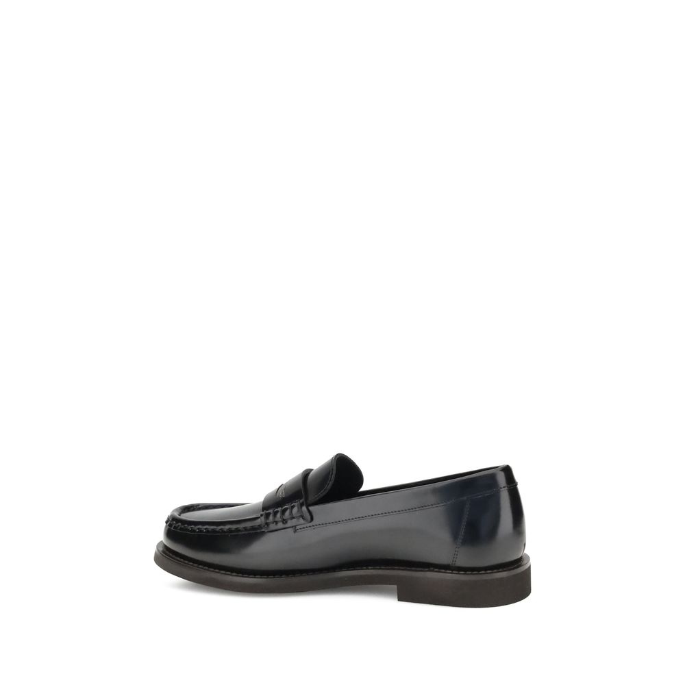 Mocassins en cuir