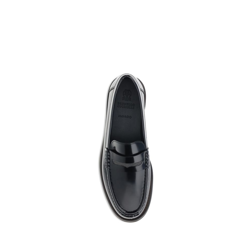 Mocassins en cuir