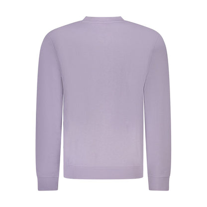 Pull en coton violet Hugo Boss