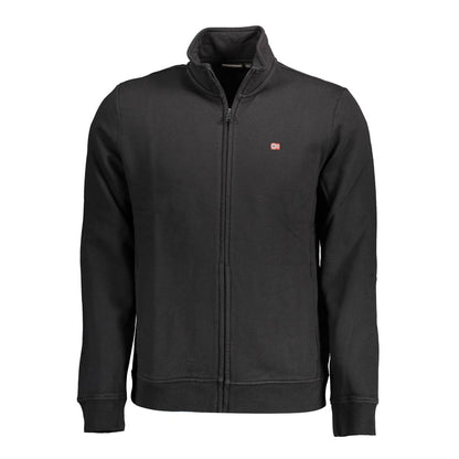 Pull Napapijri en coton noir pour homme