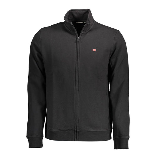 Pull Napapijri en coton noir pour homme