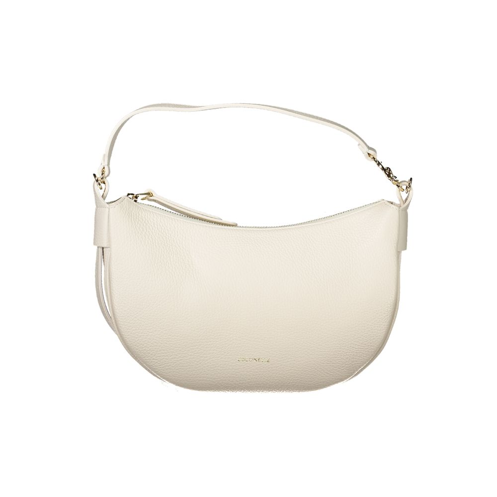 Coccinelle Weiße Lederhandtasche