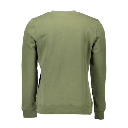 Pull Napapijri en coton vert pour homme