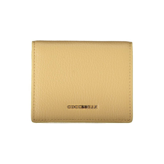 Coccinelle Beige Leder Geldbörse