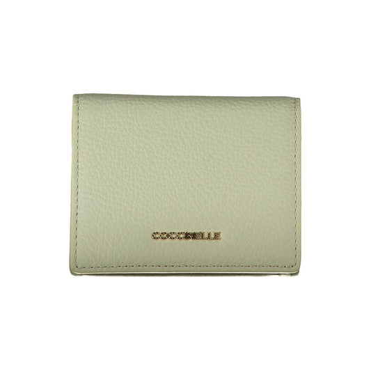 Coccinelle Grünes Leder Damen Portemonnaie