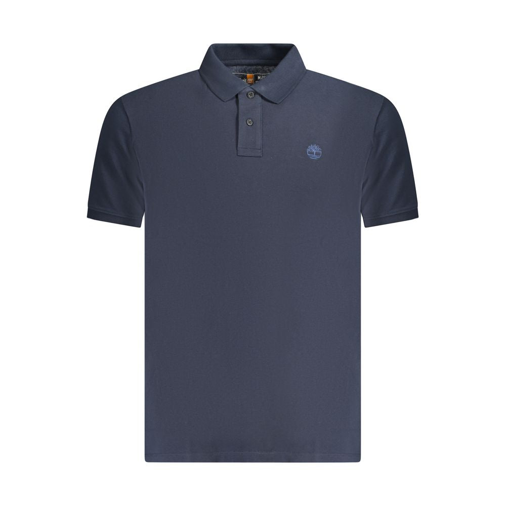 Blaues Poloshirt aus Baumwolle von Timberland