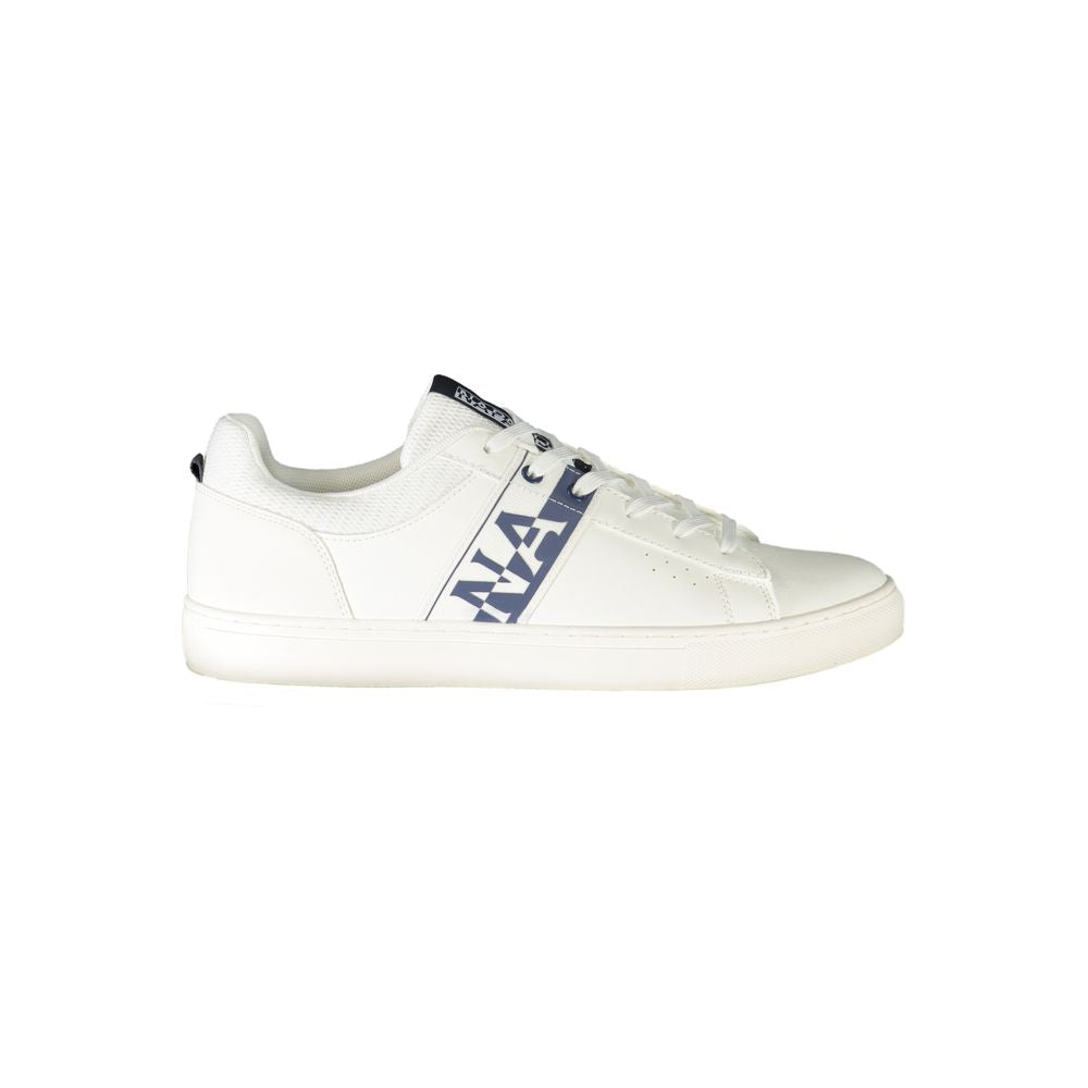 Napapijri Baskets en cuir blanc pour hommes