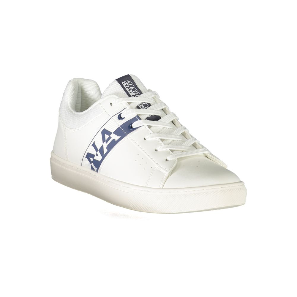 Napapijri Baskets en cuir blanc pour hommes