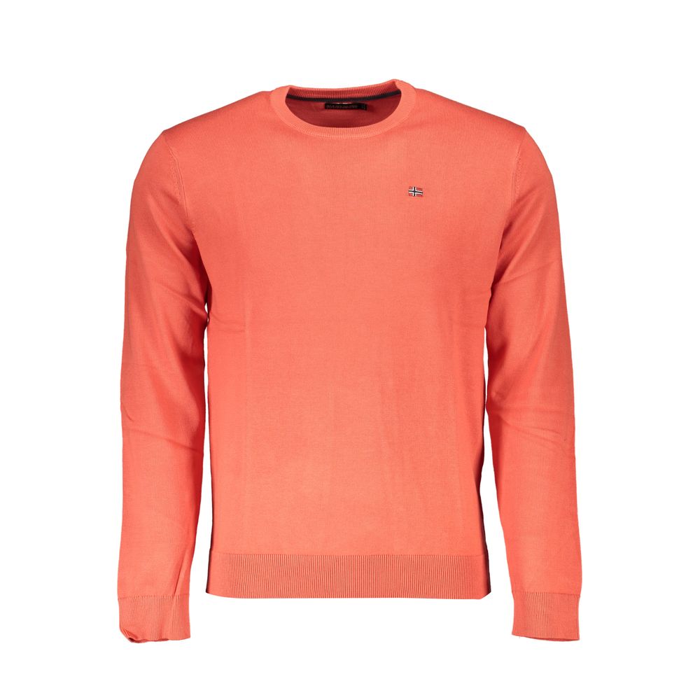 Pull Napapijri en coton rouge pour homme