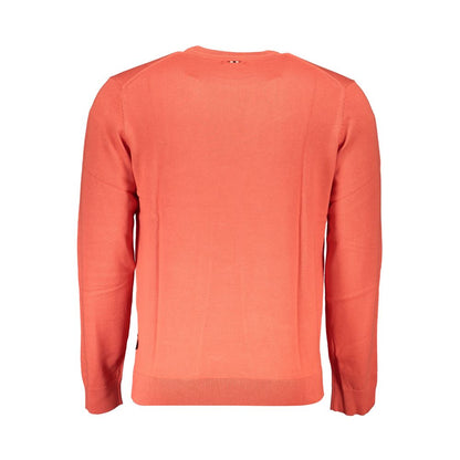 Pull Napapijri en coton rouge pour homme