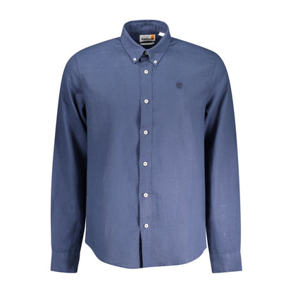 Chemise en coton bleu Timberland