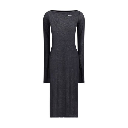 Miu Miu Langes Jerseykleid