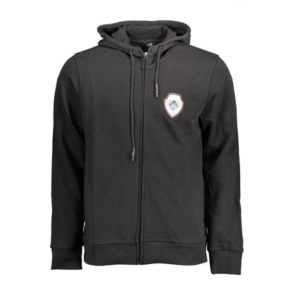 Cavalli Class Schwarzer Herrenpullover aus Baumwolle