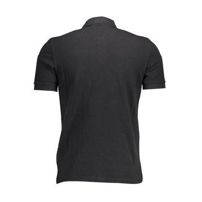 Napapijri Schwarzes Poloshirt aus Baumwolle für Herren