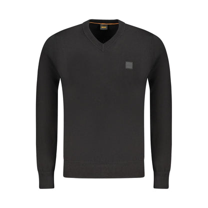 Pull en coton noir Hugo Boss