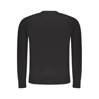 Pull en coton noir Hugo Boss