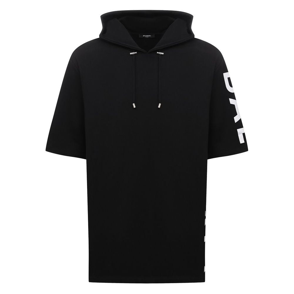 Pull en coton noir Balmain