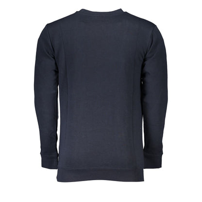 Blauer Baumwollpullover der Cavalli Class