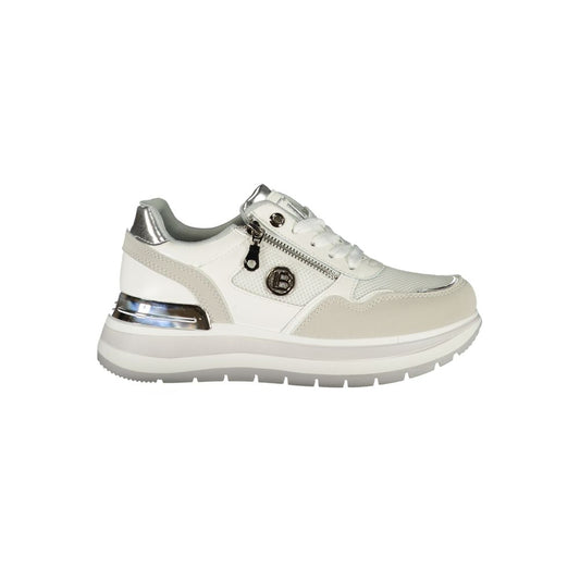Laura Biagiotti Weiße Polyester Damen Sneaker