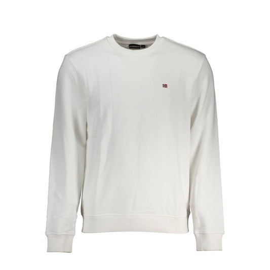 Pull Napapijri en coton blanc pour homme