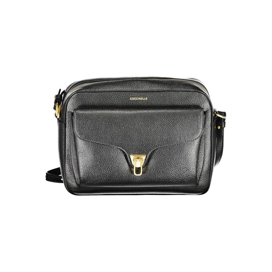 Coccinelle Schwarze Leder Damen Handtasche