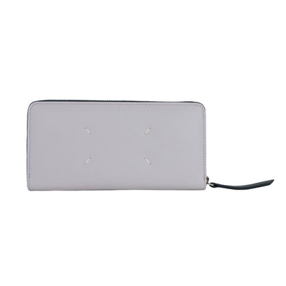 Portefeuille Maison Margiela en cuir de veau violet