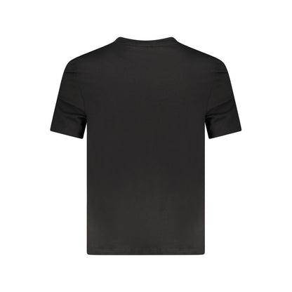 Hugo Boss Schwarzes Baumwoll-T-Shirt für Herren