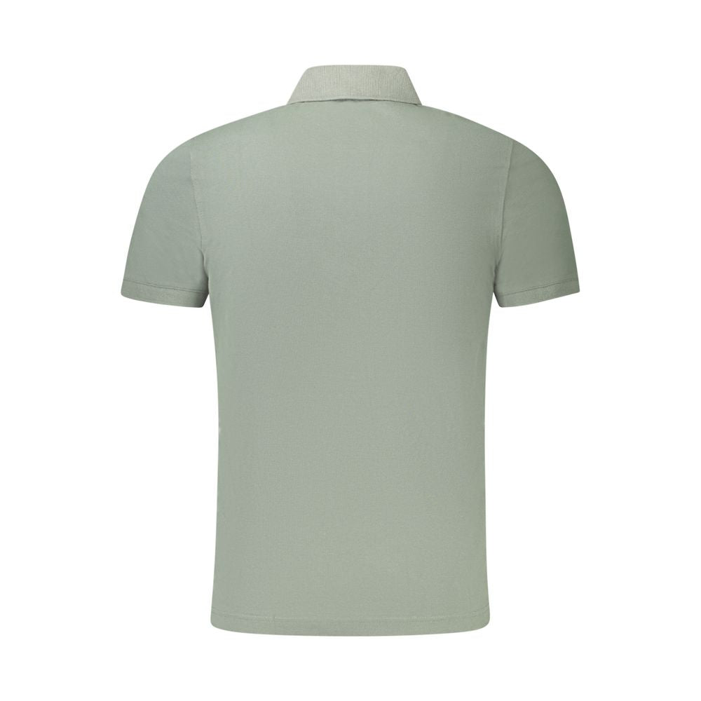 Polo K-WAY en coton vert pour homme