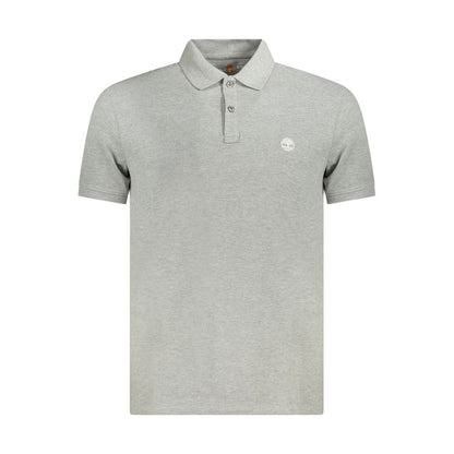 Graues Poloshirt aus Baumwolle von Timberland