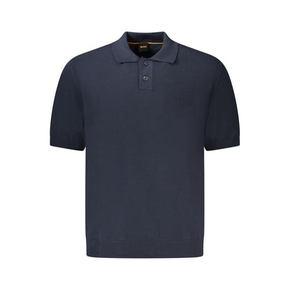 Pull en coton bleu Hugo Boss