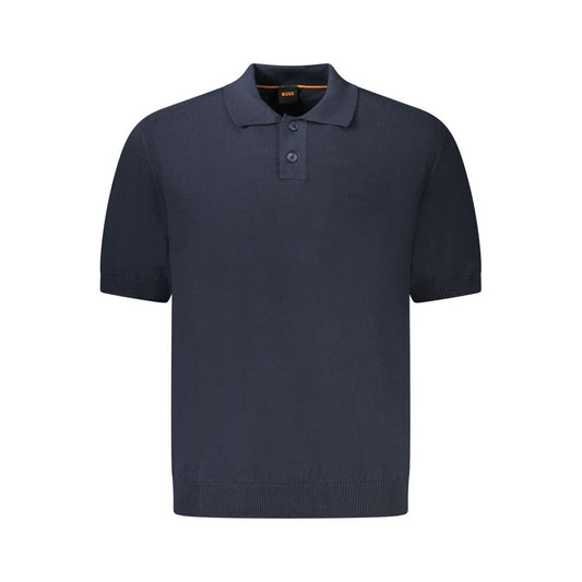 Hugo Boss Blauer Baumwollpullover
