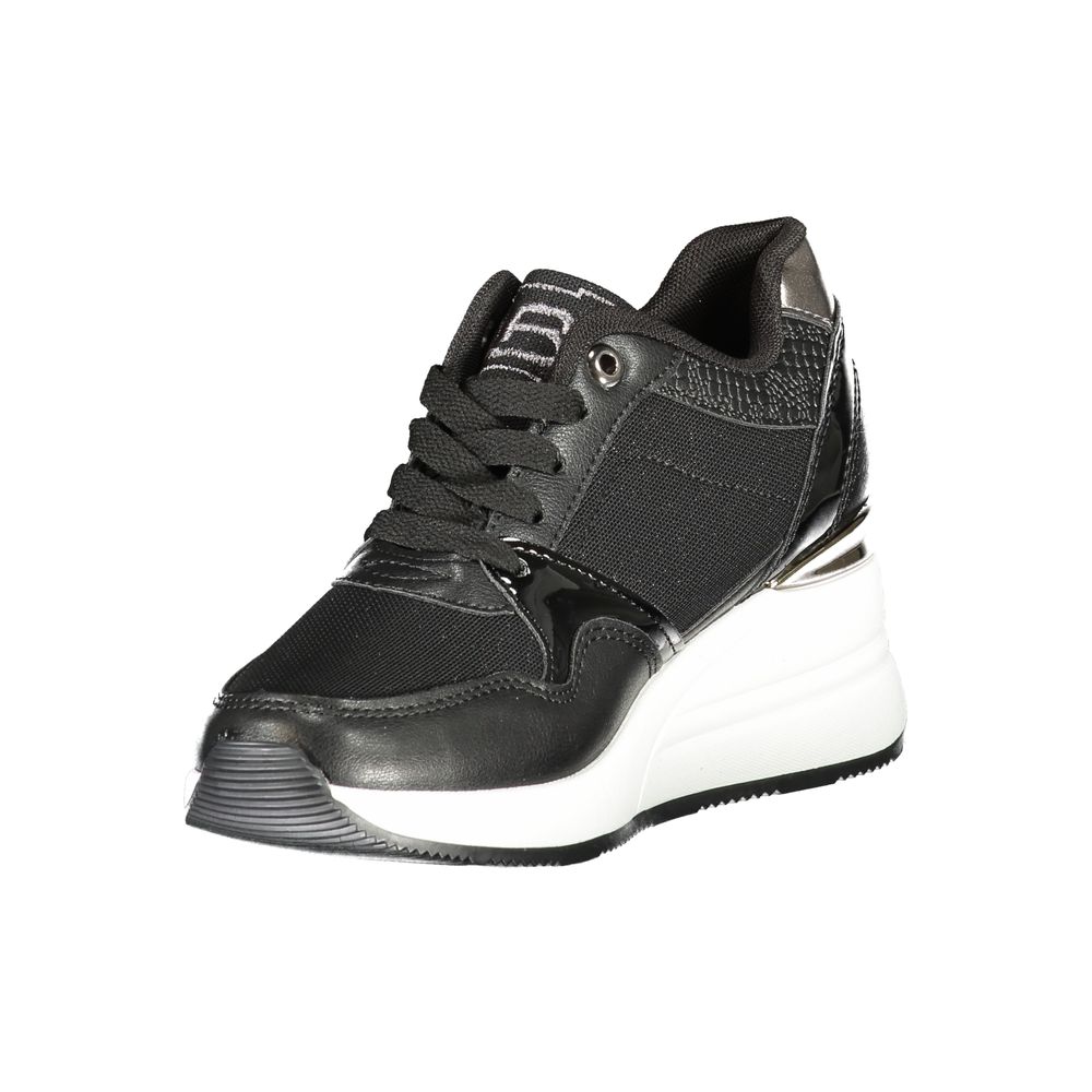 Laura Biagiotti Schwarze Synthetik-Damen-Sneaker