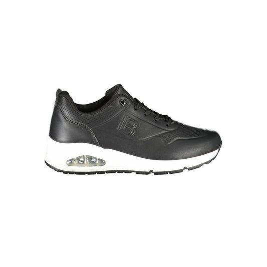 Laura Biagiotti Schwarzer Polyester Damen Sneaker