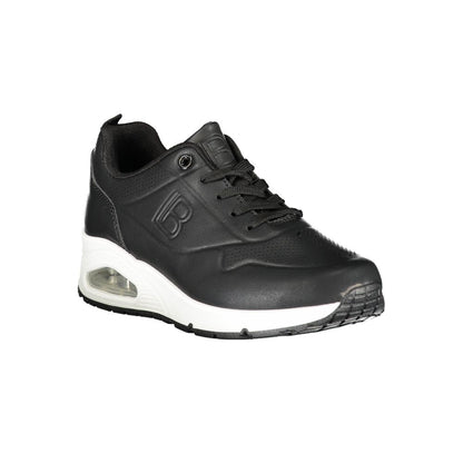 Laura Biagiotti Schwarzer Polyester Damen Sneaker