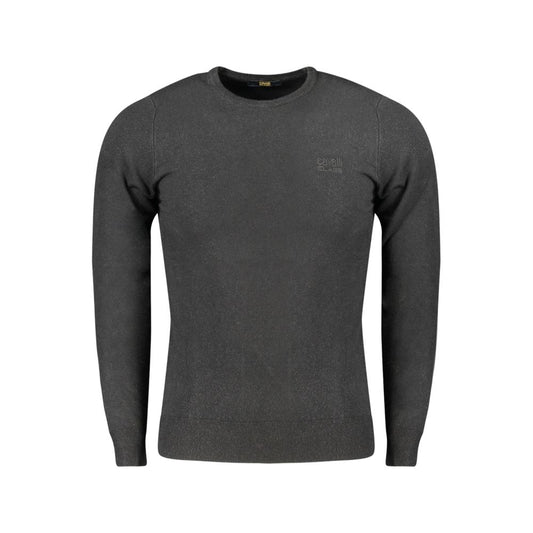 Pull Cavalli Class en viscose noire pour homme