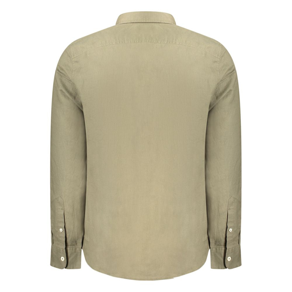 Chemise en coton vert Timberland