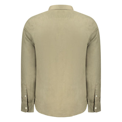Chemise en coton vert Timberland