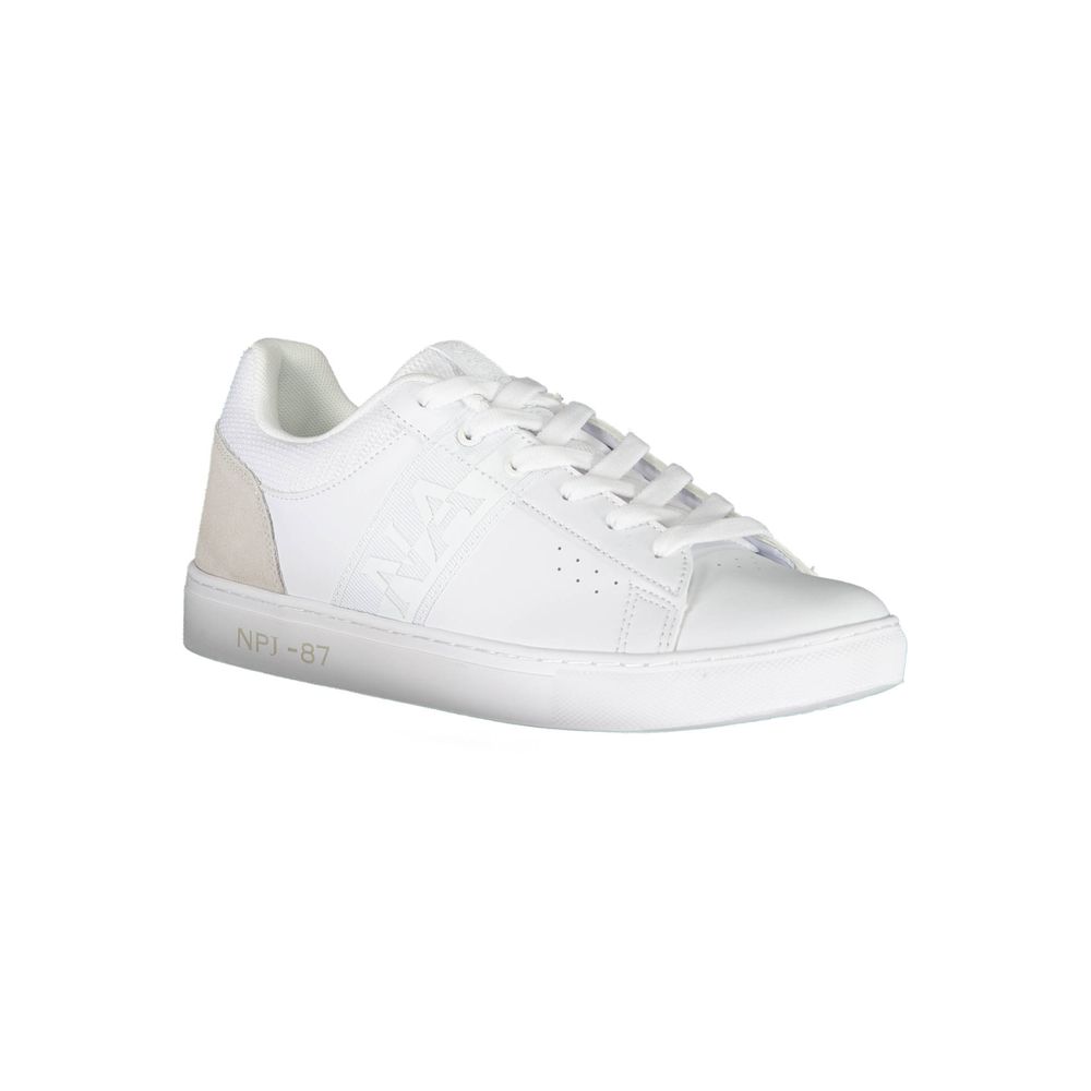 Napapijri Herren-Sneaker aus weißem Leder