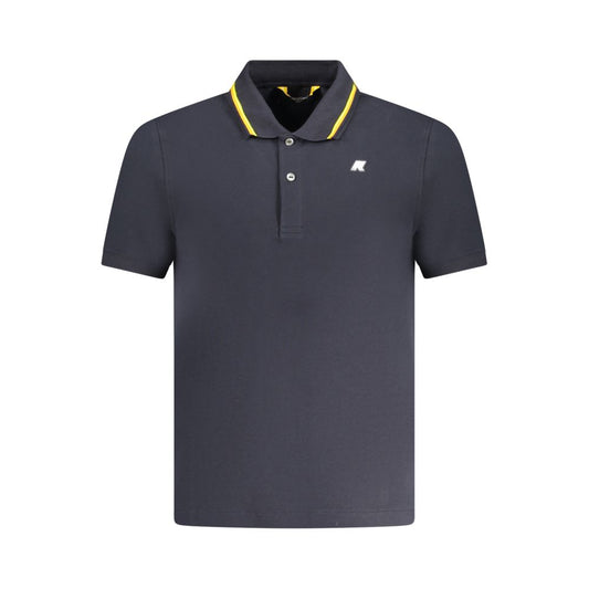 Polo en coton bleu K-WAY