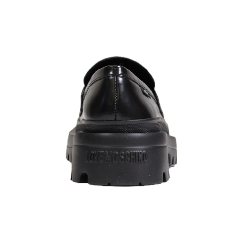 Love Moschino Schwarze Polyethylen-Plattform