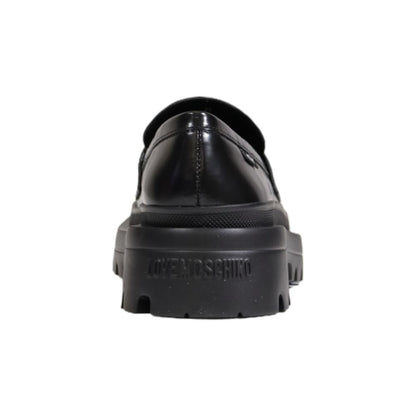 Love Moschino Schwarze Polyethylen-Plattform