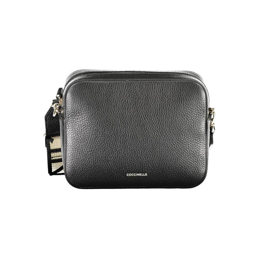 Coccinelle Schwarze Leder Damen Handtasche